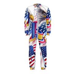 United States Of America Usa  Images Independence Day Onepiece Jumpsuit (kids) by Sapixe