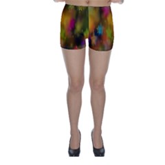 Star Background Texture Pattern Skinny Shorts by Sapixe