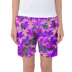 Watercolour Paint Dripping Ink Women s Basketball Shorts by Sapixe