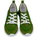 Wonderful Mandala Of Green And Golden Love Women s Lightweight Sports Shoes View1