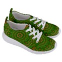 Wonderful Mandala Of Green And Golden Love Women s Lightweight Sports Shoes View3