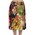 Absurd Theater In And Out Velvet Flared Midi Skirt View1