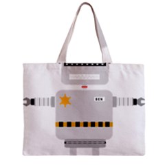 Robot Technology Robotic Animation Zipper Mini Tote Bag by Simbadda