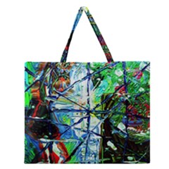 Depression 1 Zipper Large Tote Bag by bestdesignintheworld