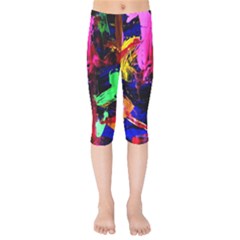 Global Warming 1 Kids  Capri Leggings  by bestdesignintheworld