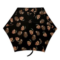 Crying Kim Kardashian Mini Folding Umbrellas by Valentinaart