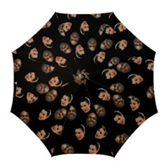 Crying Kim Kardashian Golf Umbrellas by Valentinaart