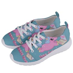 Long Distance Lover - Cute Unicorn Women s Lightweight Sports Shoes by Valentinaart