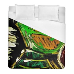 Lillies In The Terracota Vase 5 Duvet Cover (full/ Double Size)