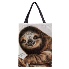 Sloth Classic Tote Bag by ArtByThree