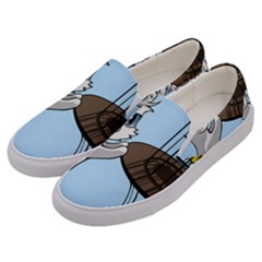 Cat Bird Cage Hunt Hunting Pet Men s Canvas Slip Ons by Sapixe