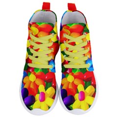 Toy Balloon Flowers Women s Lightweight High Top Sneakers by FunnyCow