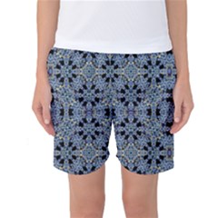 Oriental Ornate Pattern Women s Basketball Shorts by dflcprints