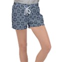 Oriental Ornate Pattern Women s Velour Lounge Shorts View1