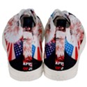 Independence Day, Eagle With Usa Flag Men s Mid-Top Canvas Sneakers View4