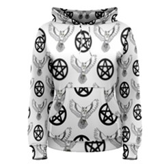 Owls And Pentacles Women s Pullover Hoodie by IIPhotographyAndDesigns