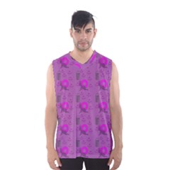 Punk Baby Violet Men s Basketball Tank Top by snowwhitegirl