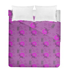 Punk Baby Violet Duvet Cover Double Side (full/ Double Size) by snowwhitegirl