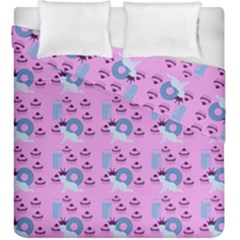 Punk Baby Pink Duvet Cover Double Side (king Size) by snowwhitegirl