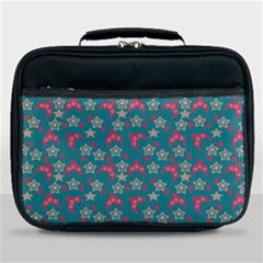 Teal Hats Lunch Bag by snowwhitegirl