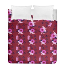 Punk Baby Red Duvet Cover Double Side (full/ Double Size) by snowwhitegirl