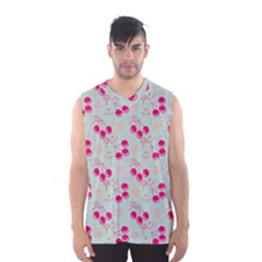 Bubblegum Cherry Men s Basketball Tank Top by snowwhitegirl