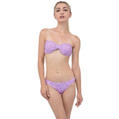 Lilac Dress Classic Bandeau Bikini Set