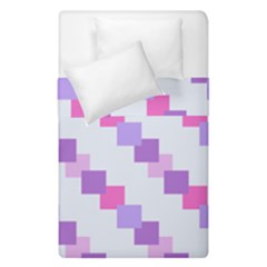 Geometric Squares Duvet Cover Double Side (single Size) by snowwhitegirl