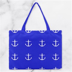 Royal Anchors Zipper Medium Tote Bag by snowwhitegirl