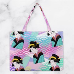 Japanese Abstract Medium Tote Bag by snowwhitegirl