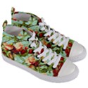 Fruit Blossom Women s Mid-Top Canvas Sneakers View3