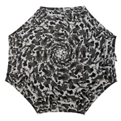 Grey Camo Straight Umbrellas by snowwhitegirl