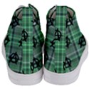 Green  Plaid Anarchy Women s Mid-Top Canvas Sneakers View4