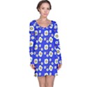 Eggs Blue Long Sleeve Nightdress View1