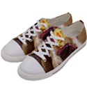 Eating Lunch Women s Low Top Canvas Sneakers View2