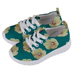 Teal Tulips Kids  Lightweight Sports Shoes by snowwhitegirl