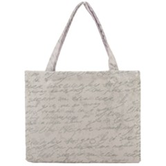 Handwritten Letter 2 Mini Tote Bag by vintage2030