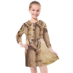 Lady 2507645 960 720 Kids  Quarter Sleeve Shirt Dress