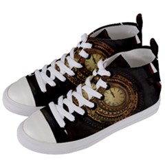 Steampunk 1636156 1920 Women s Mid-top Canvas Sneakers by vintage2030