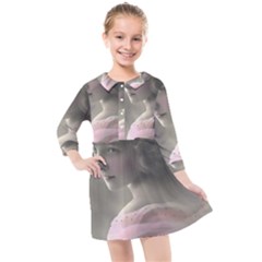 Vintage 1501529 1920 Kids  Quarter Sleeve Shirt Dress