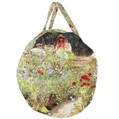 Scenery Giant Round Zipper Tote by vintage2030