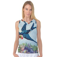 Blue Bird Women s Basketball Tank Top by vintage2030