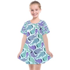 Whale Sharks Kids  Smock Dress