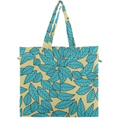 Leaves Dried Leaves Stamping Canvas Travel Bag