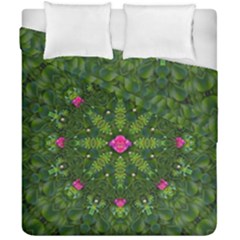 The Most Sacred Lotus Pond  With Bloom    Mandala Duvet Cover Double Side (california King Size)