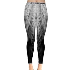 Feather Graphic Design Background Inside Out Leggings by Nexatart