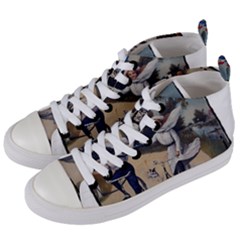 Kids 1763423 1280 Women s Mid-top Canvas Sneakers by vintage2030