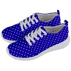 Little  Dots Royal Blue Men s Lightweight Sports Shoes by snowwhitegirl