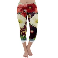 Flowers 1776585 1920 Capri Winter Leggings  by vintage2030