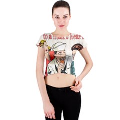 Retro 1326258 1920 Crew Neck Crop Top by vintage2030